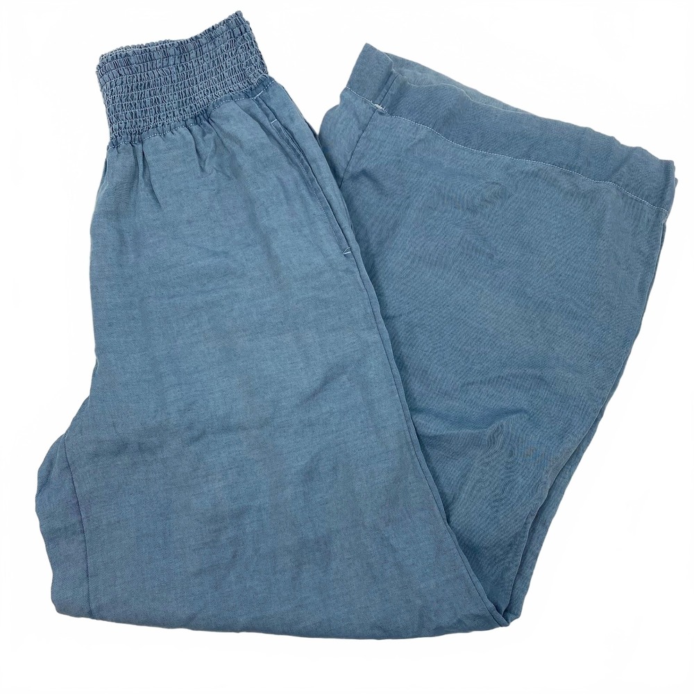 Joie Light Blue Lyocell Wide Leg Elastic Waist Pants | Women’s M